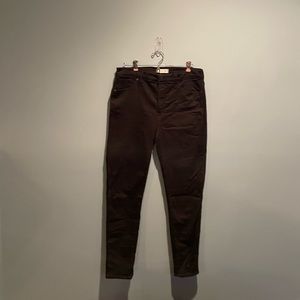 Madewell black 10” high-rise skinny jeans